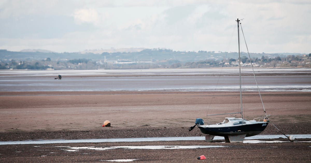 Exeter city centre with the medieval cathedral and historic quayside along the River Exe
